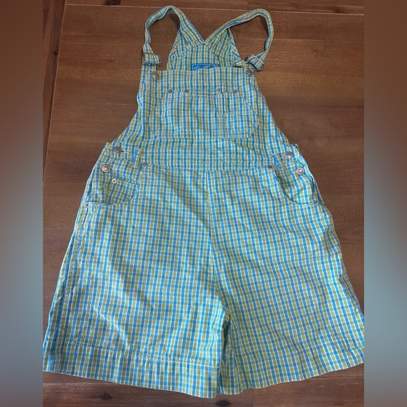 no excuses Pants - Vintage 90’s Overall Shorts Women Medium 100% Cotton